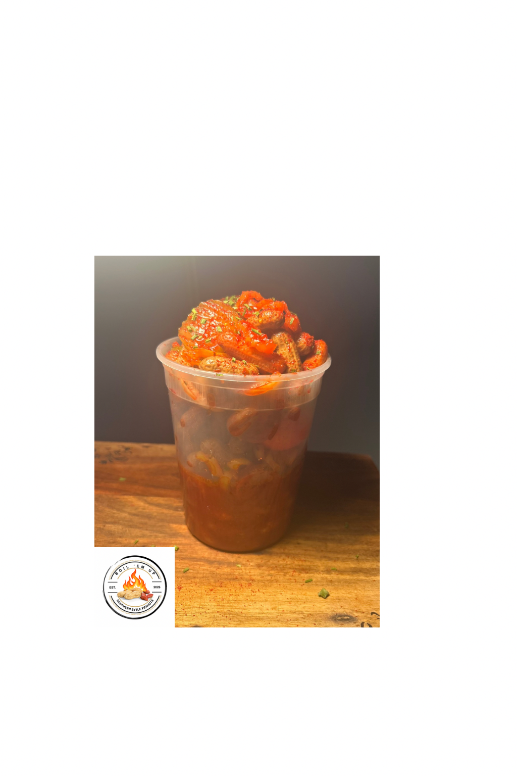 Spicy Cajun Peanut Bowl – Slow-Cooked Boiled Peanuts with Jalapeños, Sausage, Eggs, Banana Peppers & Pickles